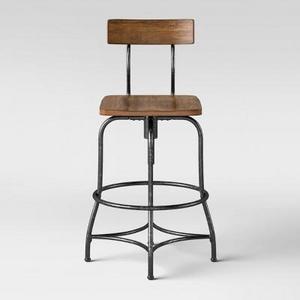 Woodsboro Adjustable Barstool - Threshold™