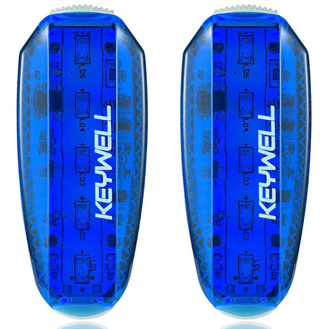 USB-C Rechargeable LED Safety Lights (2 Pack) - Clip on Strobe Running Lights for Runners, Joggers,Walkers,Kids,Dogs,Bike Tail Lights - High Visibility Accessories for Reflective Gear