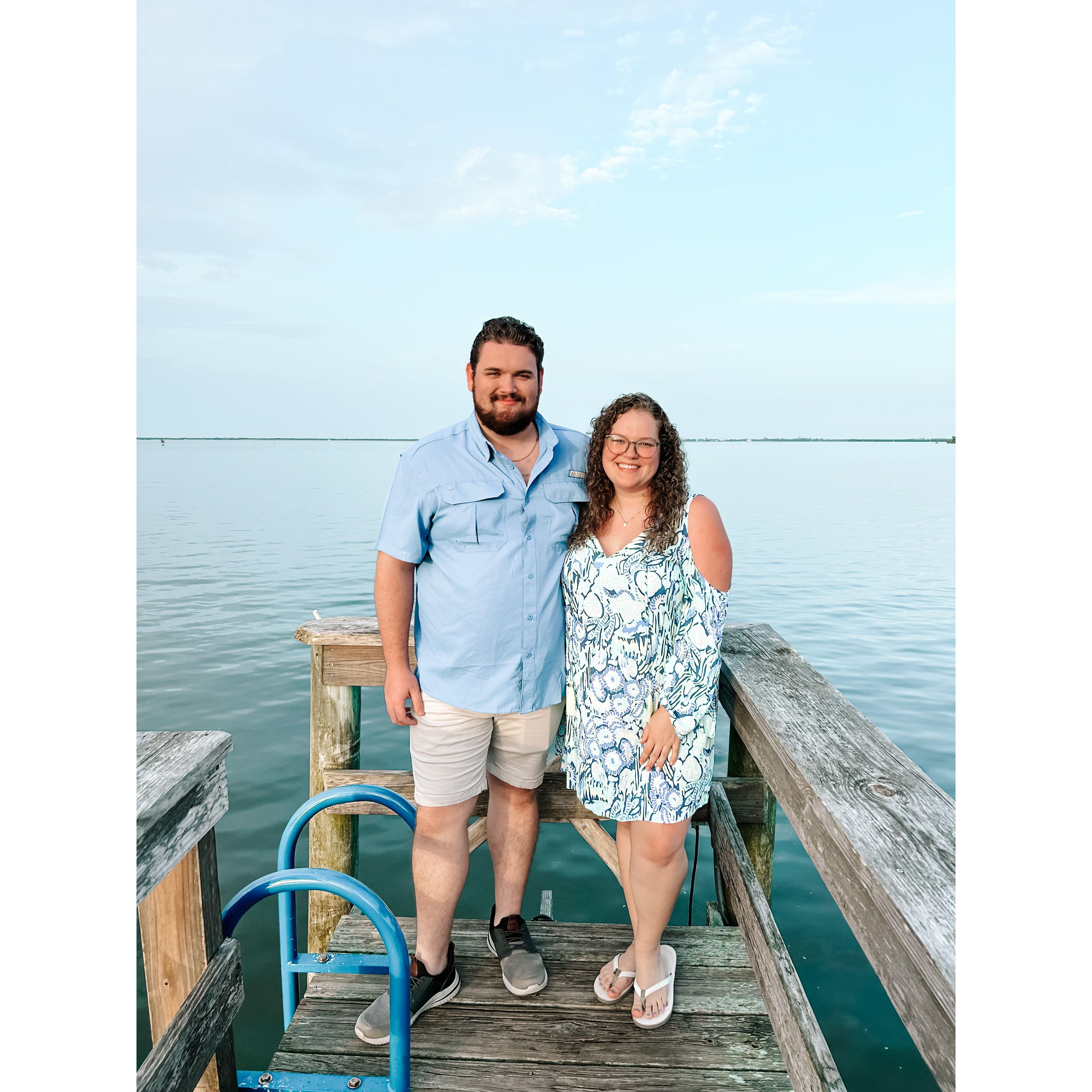 We promise no one got pushed in the water before dinner!