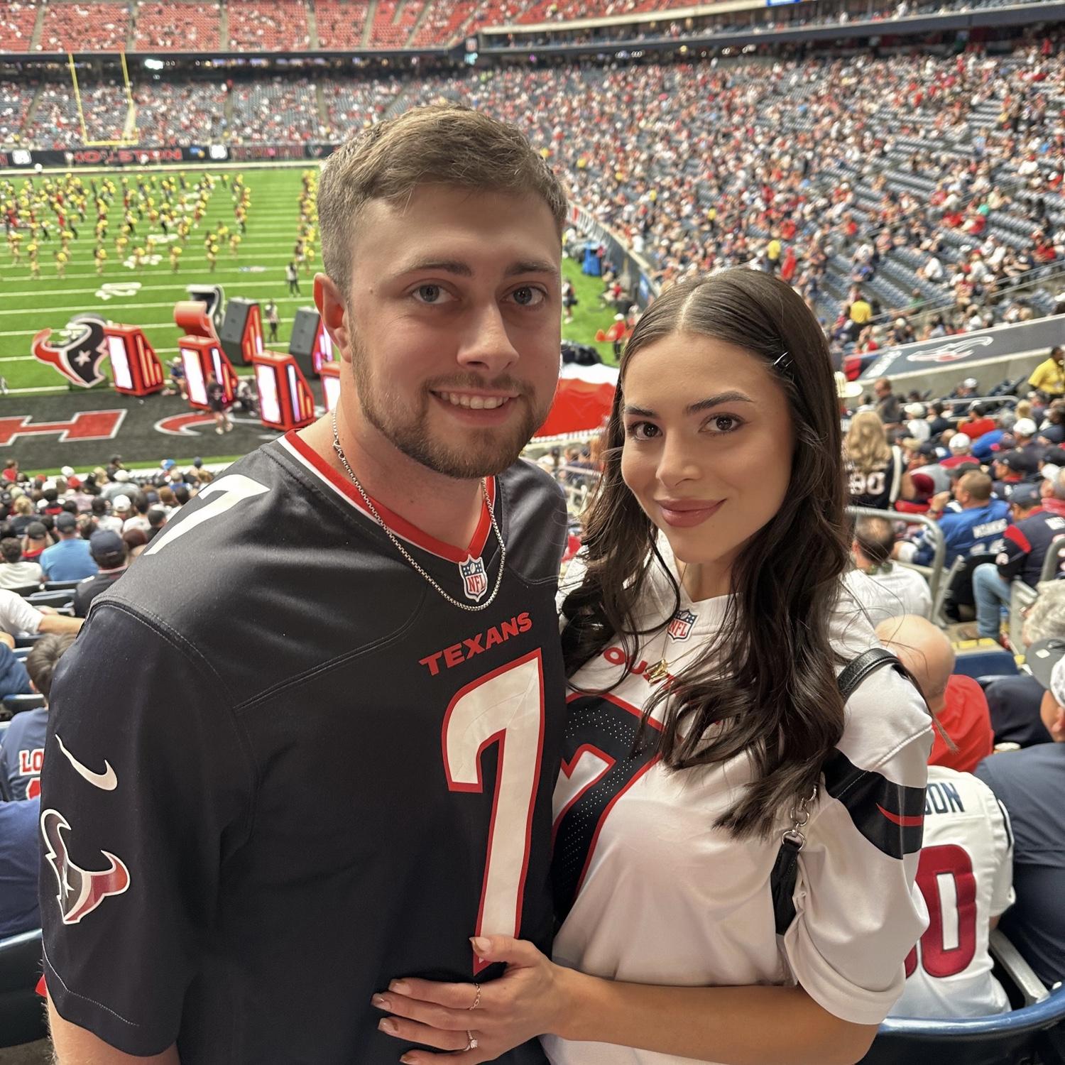 One of many NFL games together [Go Eagles! ;) ]
