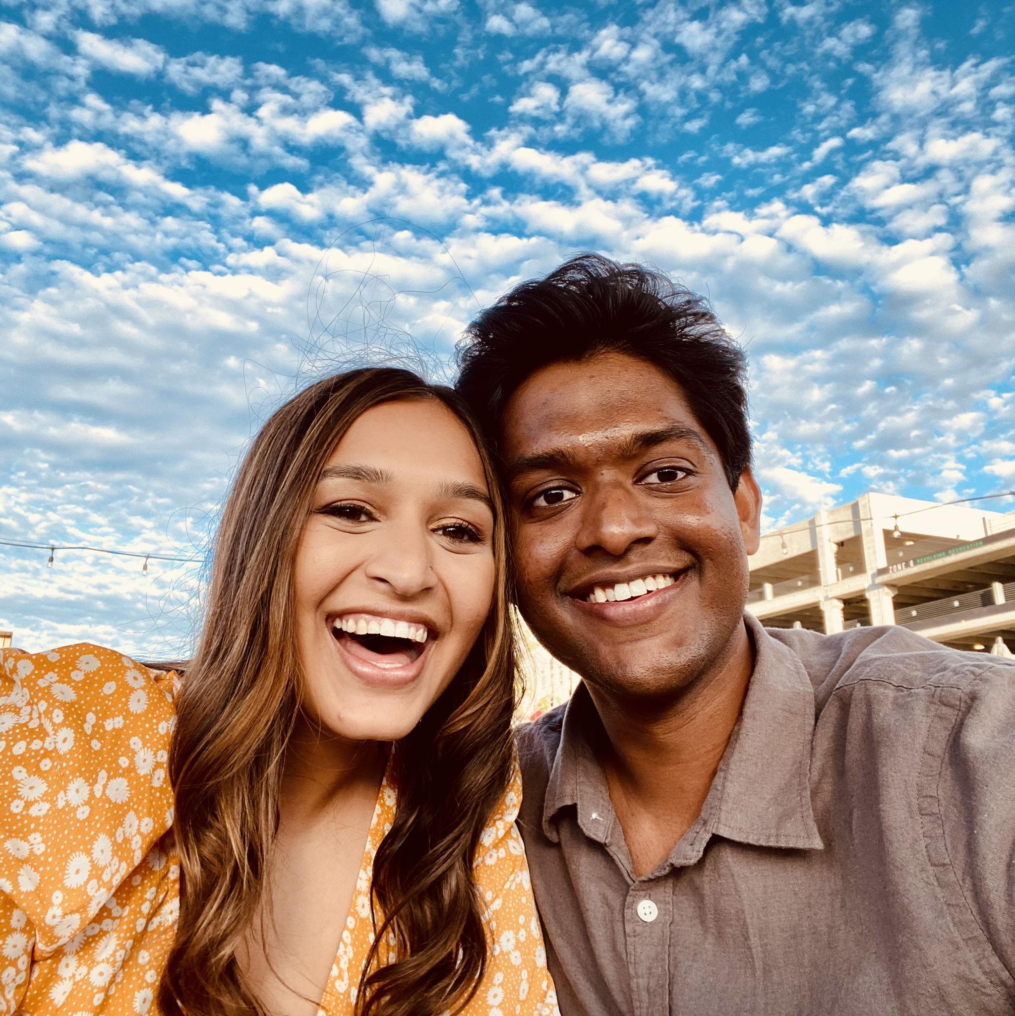 Our first in-person date together!
