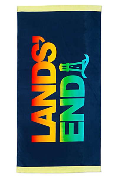 Adult Printed Velour Beach Towel