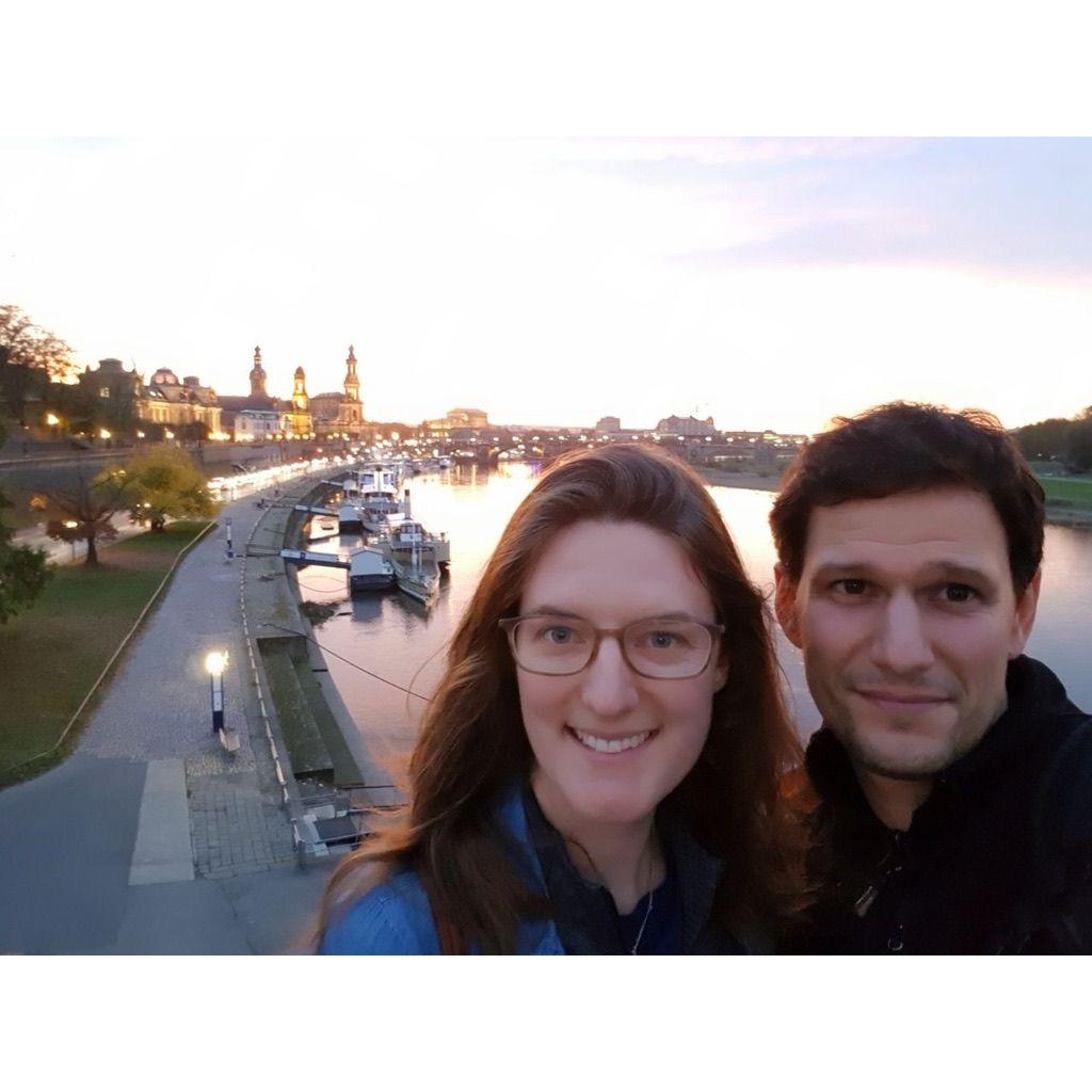 Our first trip together in 2019 to Dresden.