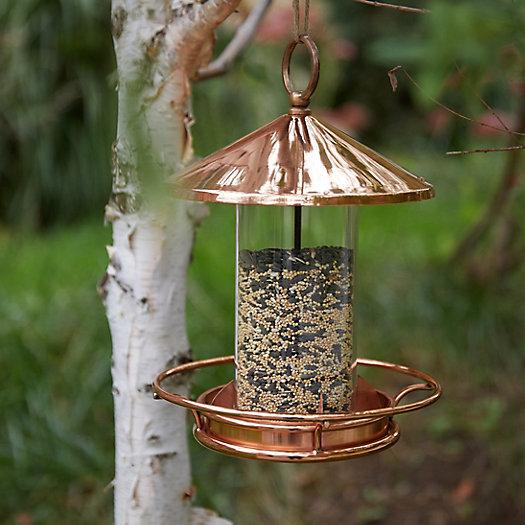 Copper Bird Feeder