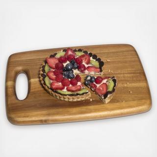 Acacia Rectangular Cutting Board with Cut Out Handle