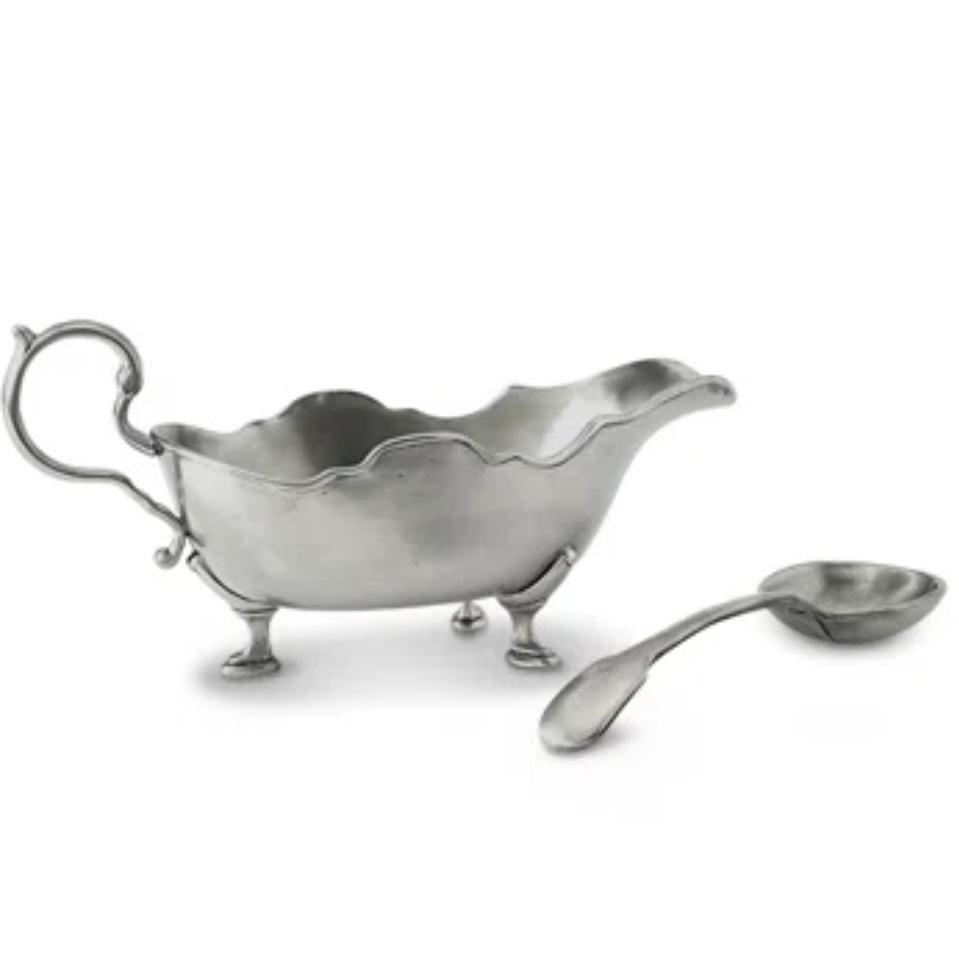 MATCH Pewter Gallic Handmade Pewter Gravy Boat
