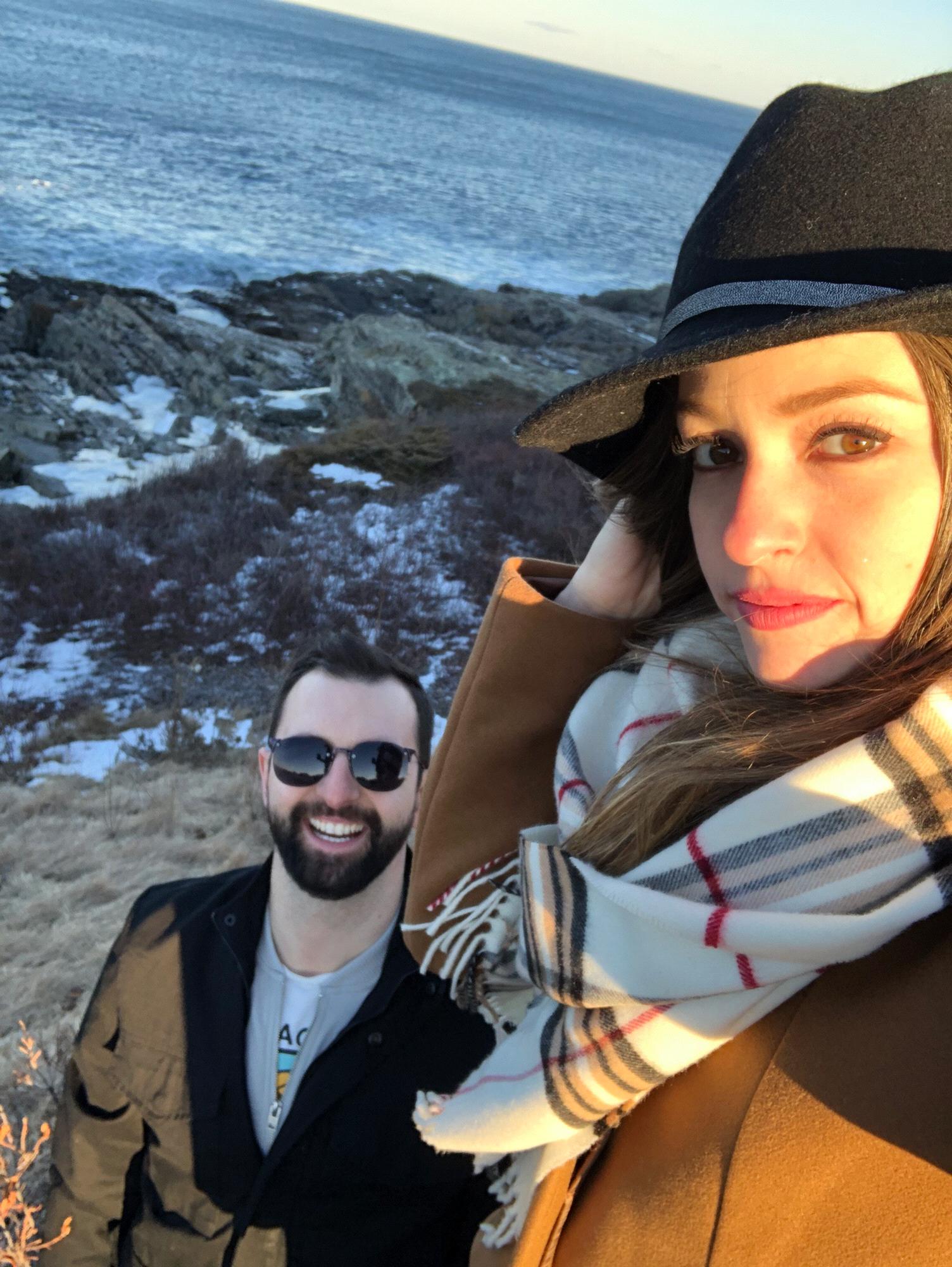 Our first vacation together! A weekend get away to Maine