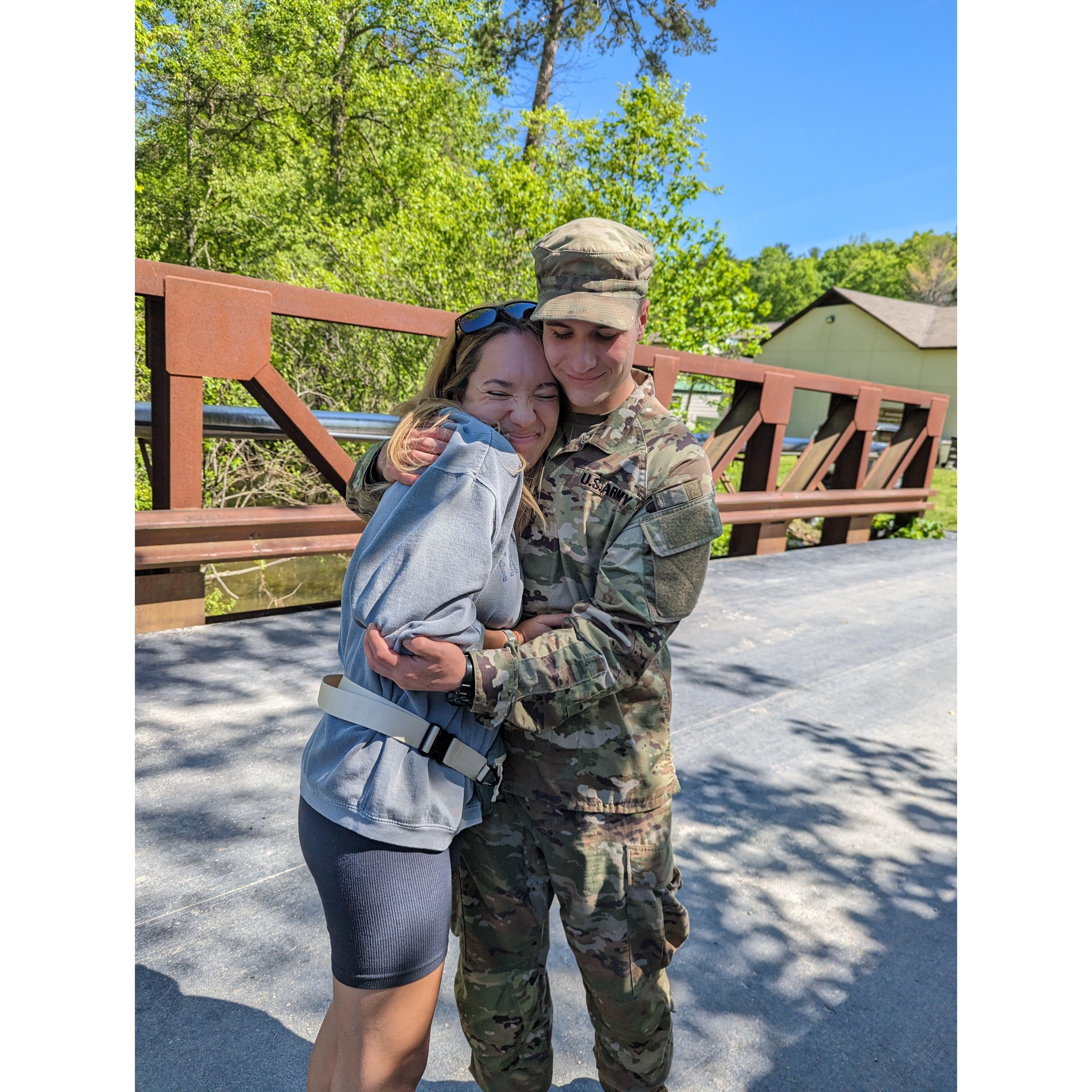 That one time Elizabeth snuck on a base to visit James