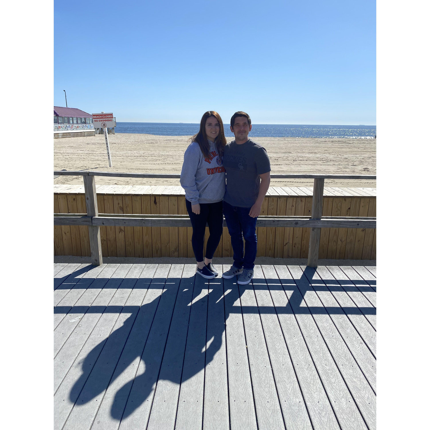 April 2021 - Jarred visited New Jersey & the Jersey Shore for the 1st time!