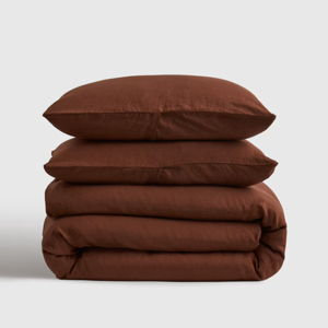 European Linen Duvet Cover Set - Full/Queen