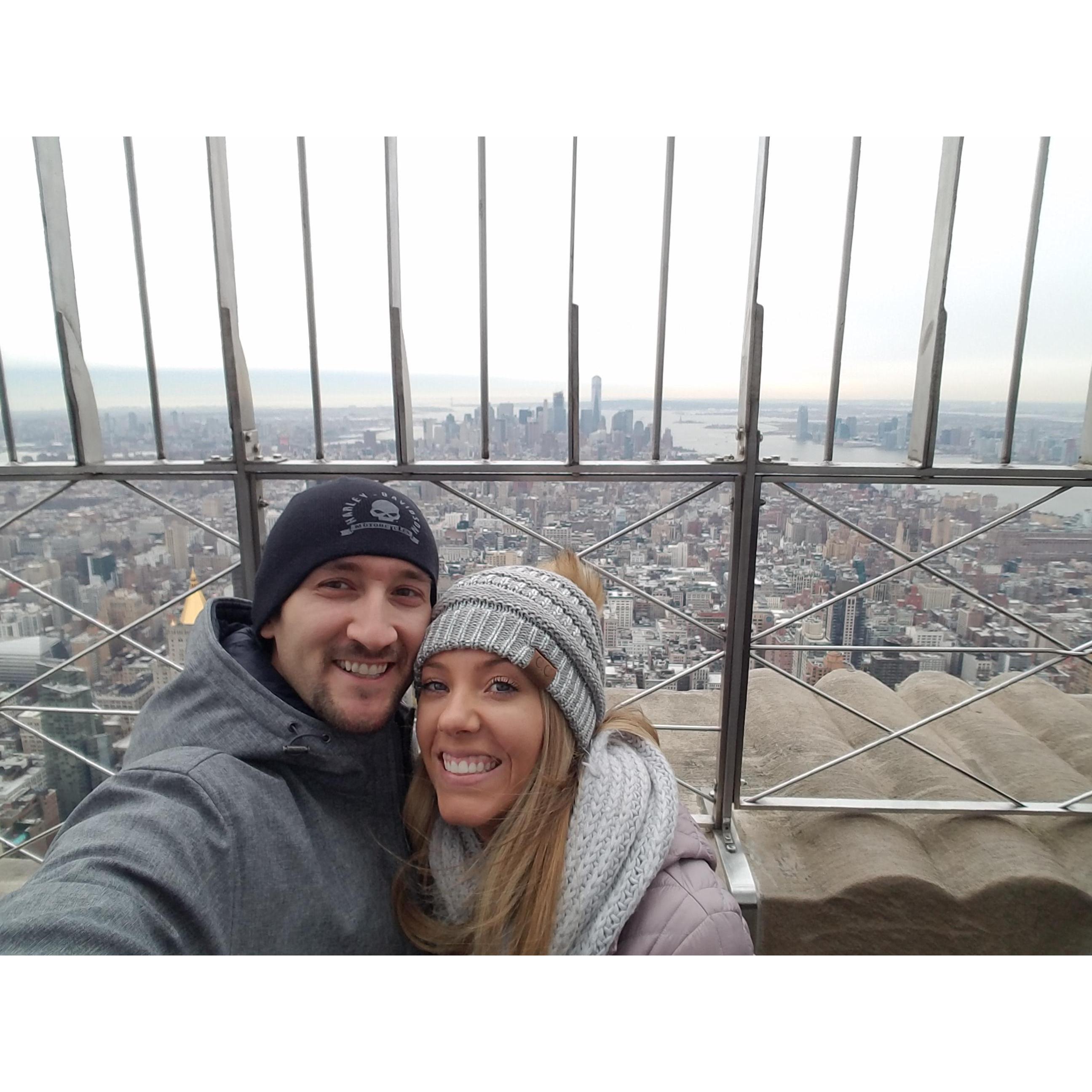 top of empire state NYC