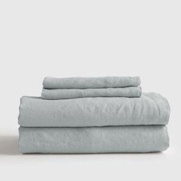 European Linen Fitted Sheet Set