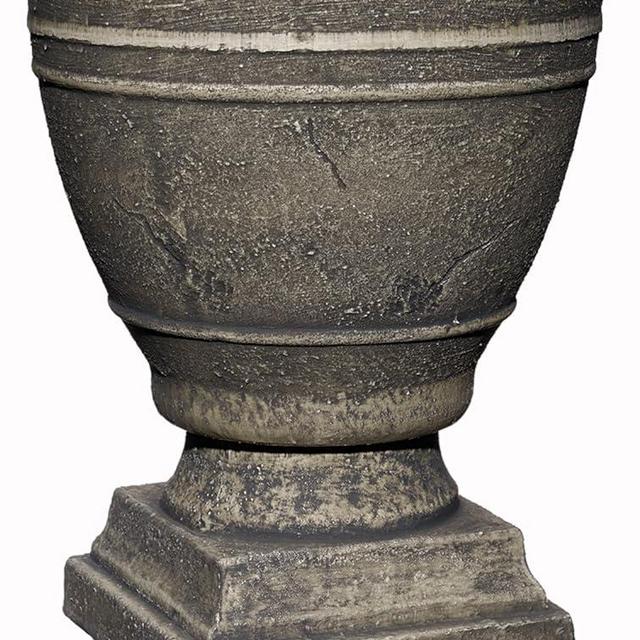 Classic Home and Garden Spartan Urn, Ivory Ash, 14.75" Height X 12" Diameter, Medium