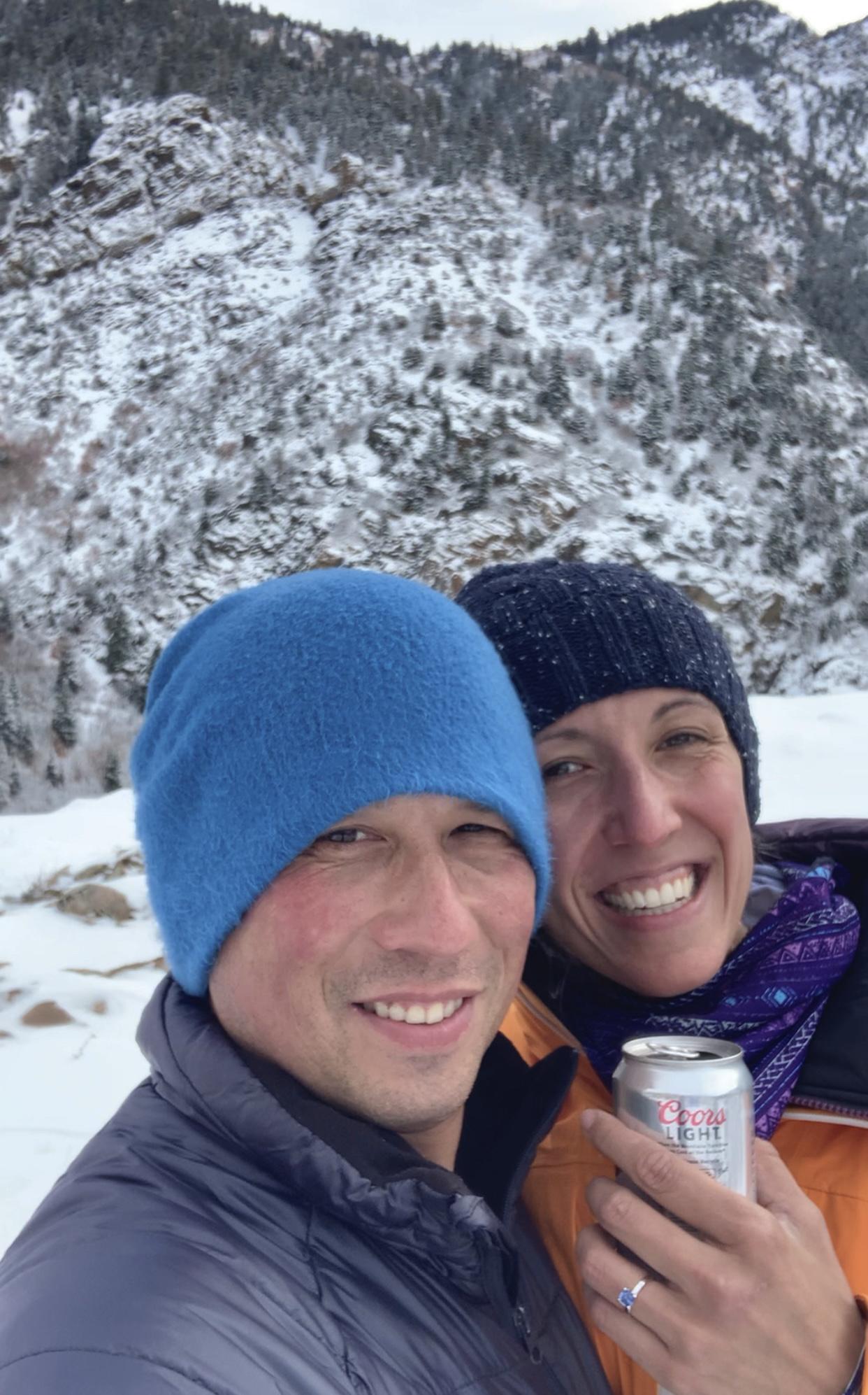 Celebratory engagement beer