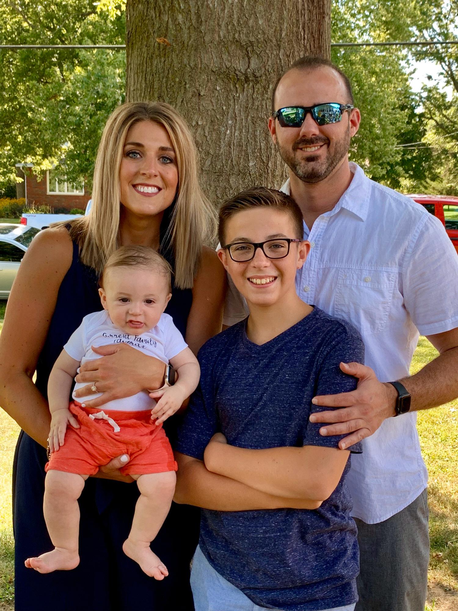 Our nephew’s baptism.