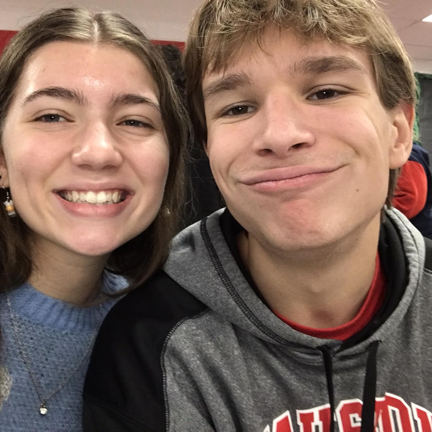 Took this in one of the few classes we shared during high school