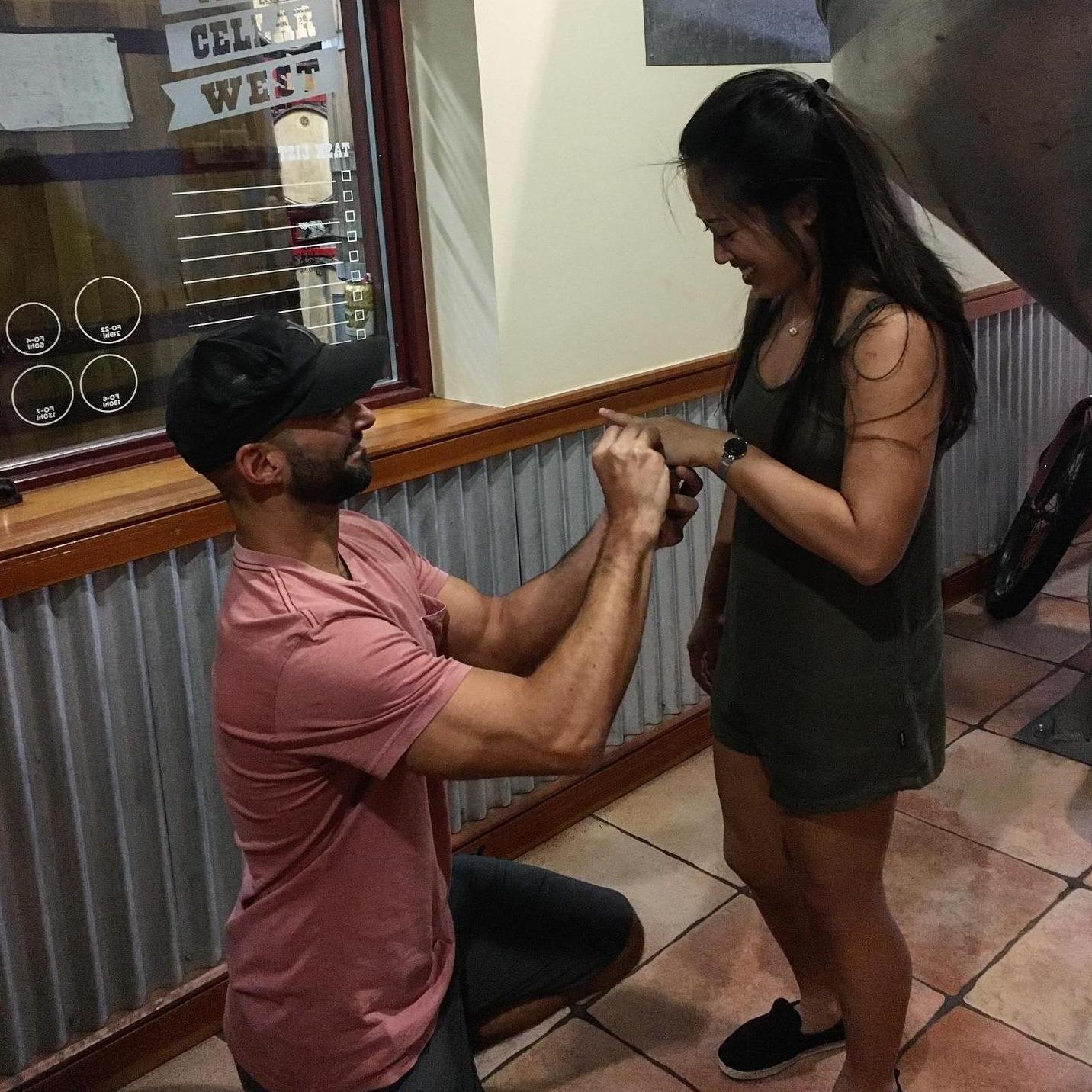 8.30.18 - Danny proposed at the bottom of the famous New Belgium Brewery slide! We met here 6 years ago!