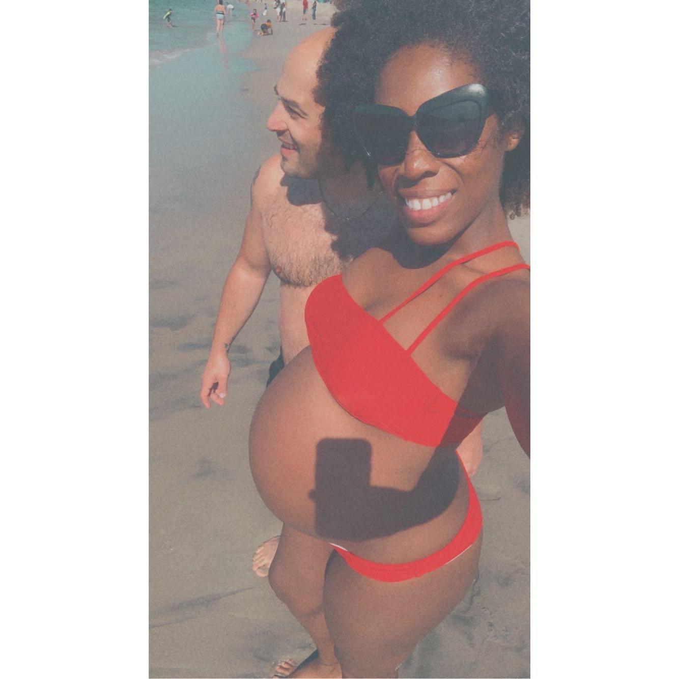 Baby and the beach