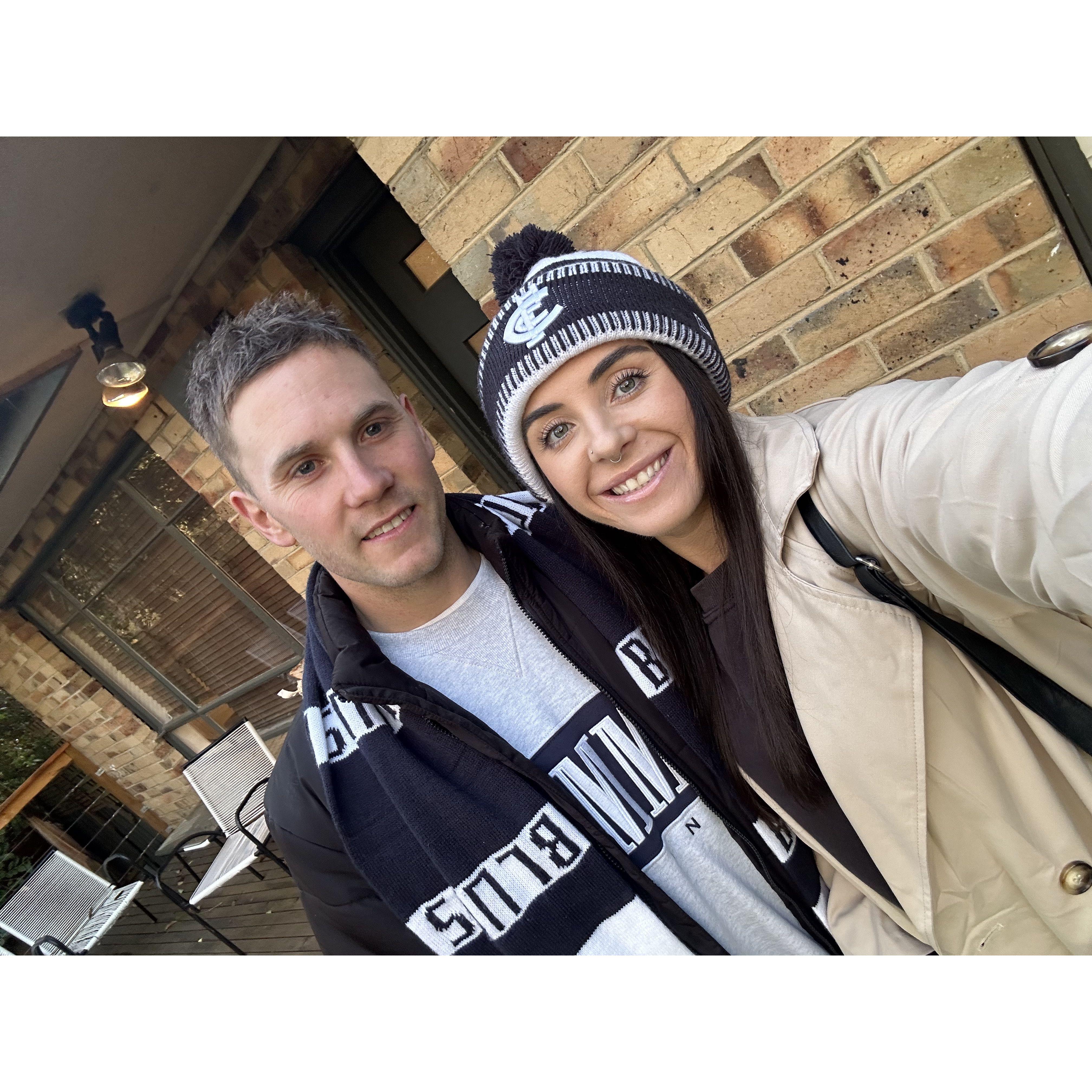 Carlton game at the MCG