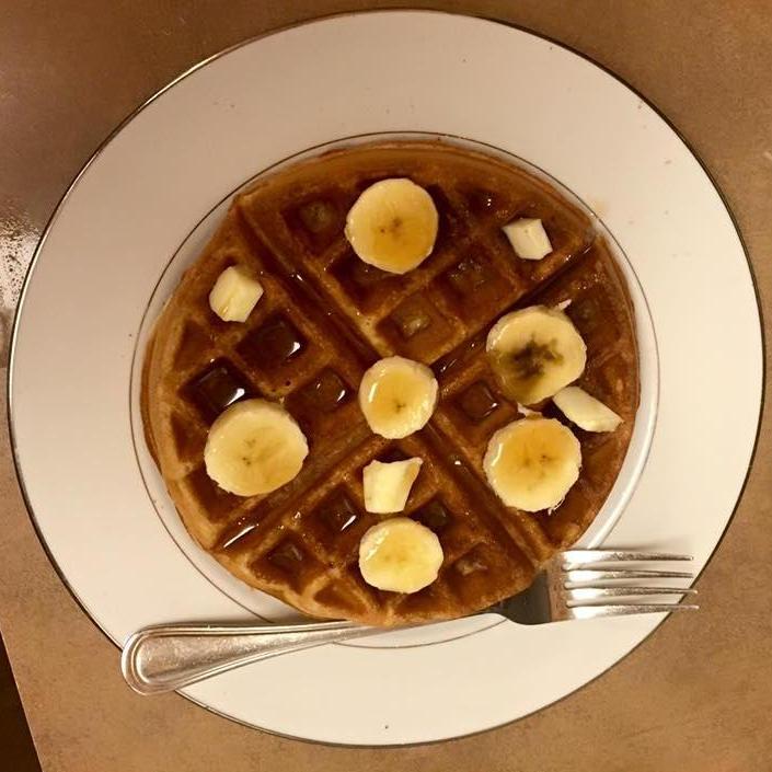 Our first waffles!