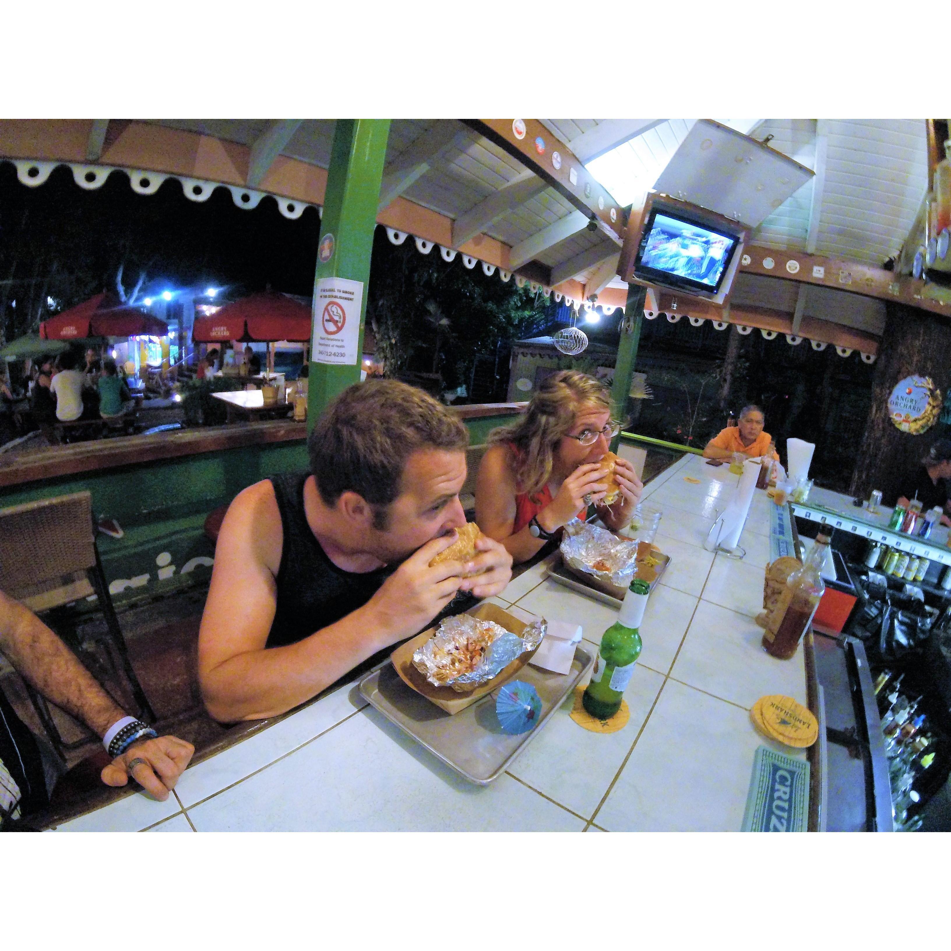 Delicious restaurant on St. Thomas