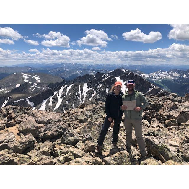 We love climbing mountains! Mount of the Holy Cross