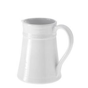 Gabriella Straight-Sided Pitcher, White