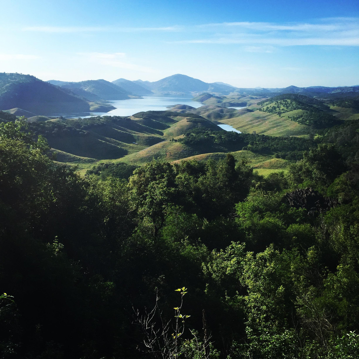 The view from our local climbing area.  Jamestown, Ca.