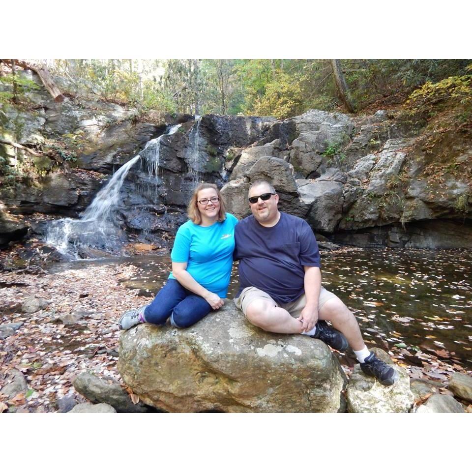 Celebrating our 3 year anniversary up in the mountains of NC!