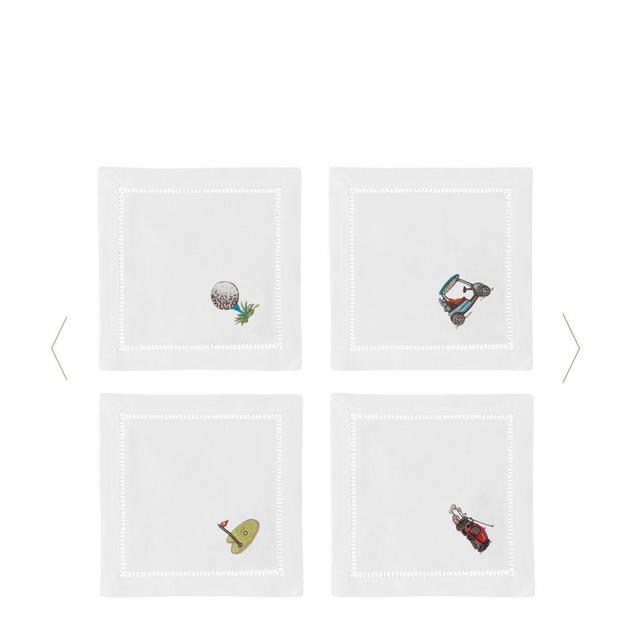 Golfing Mixed Cocktail Napkin Set