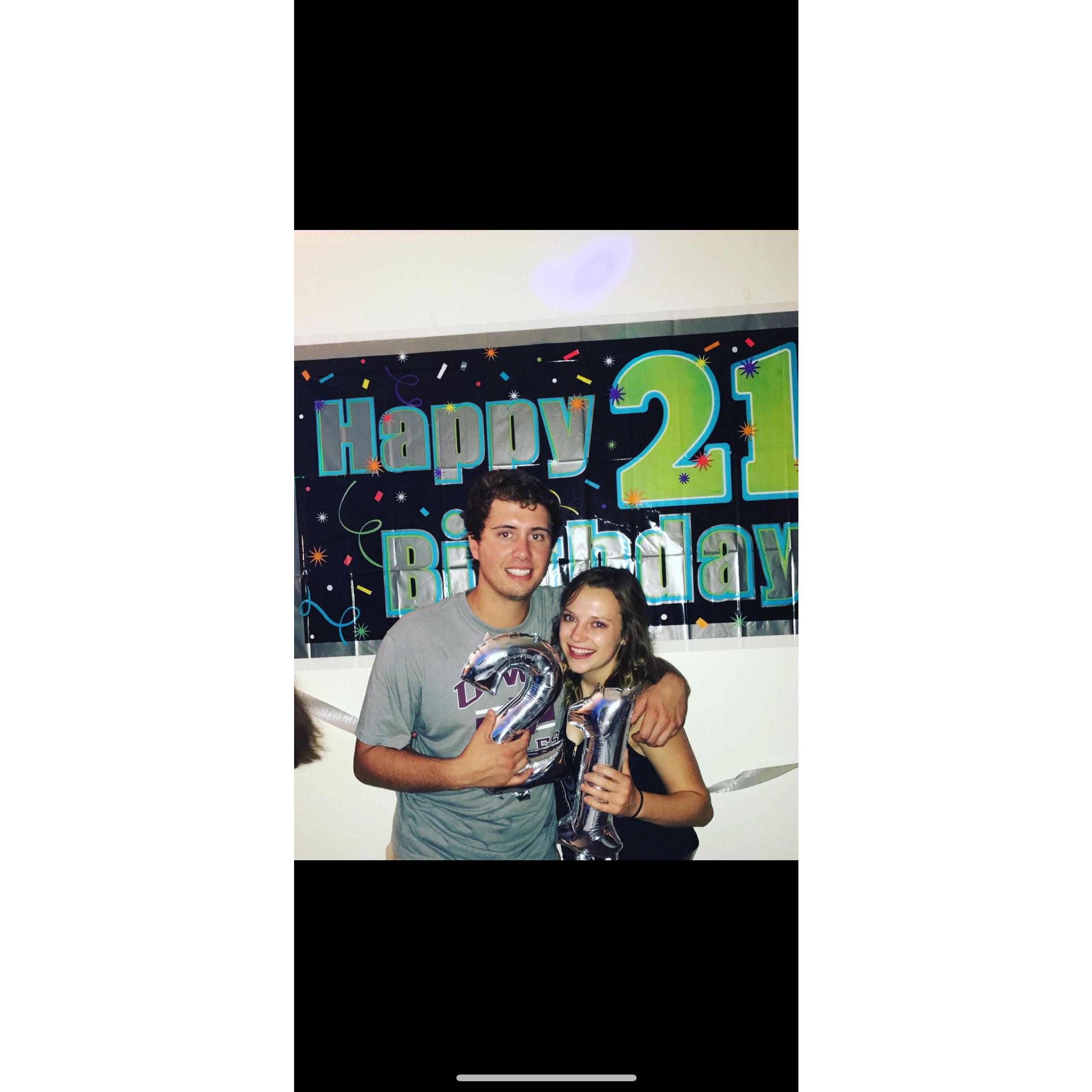 my 21st!