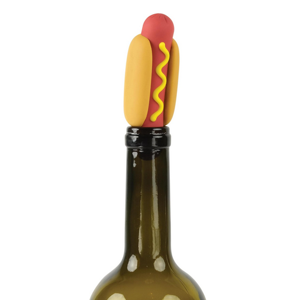 Genuine Fred WINE WIENER- Hot Dog Wine Bottle Stopper