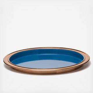 Barware Tray with Copper Accents