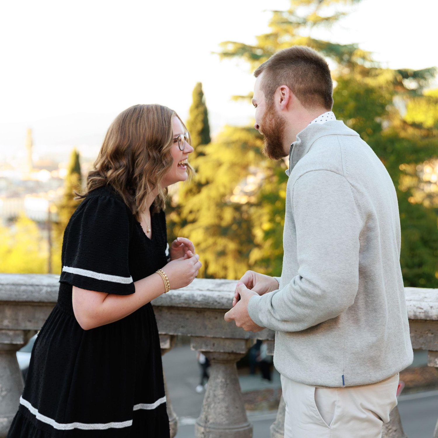 She said yes!