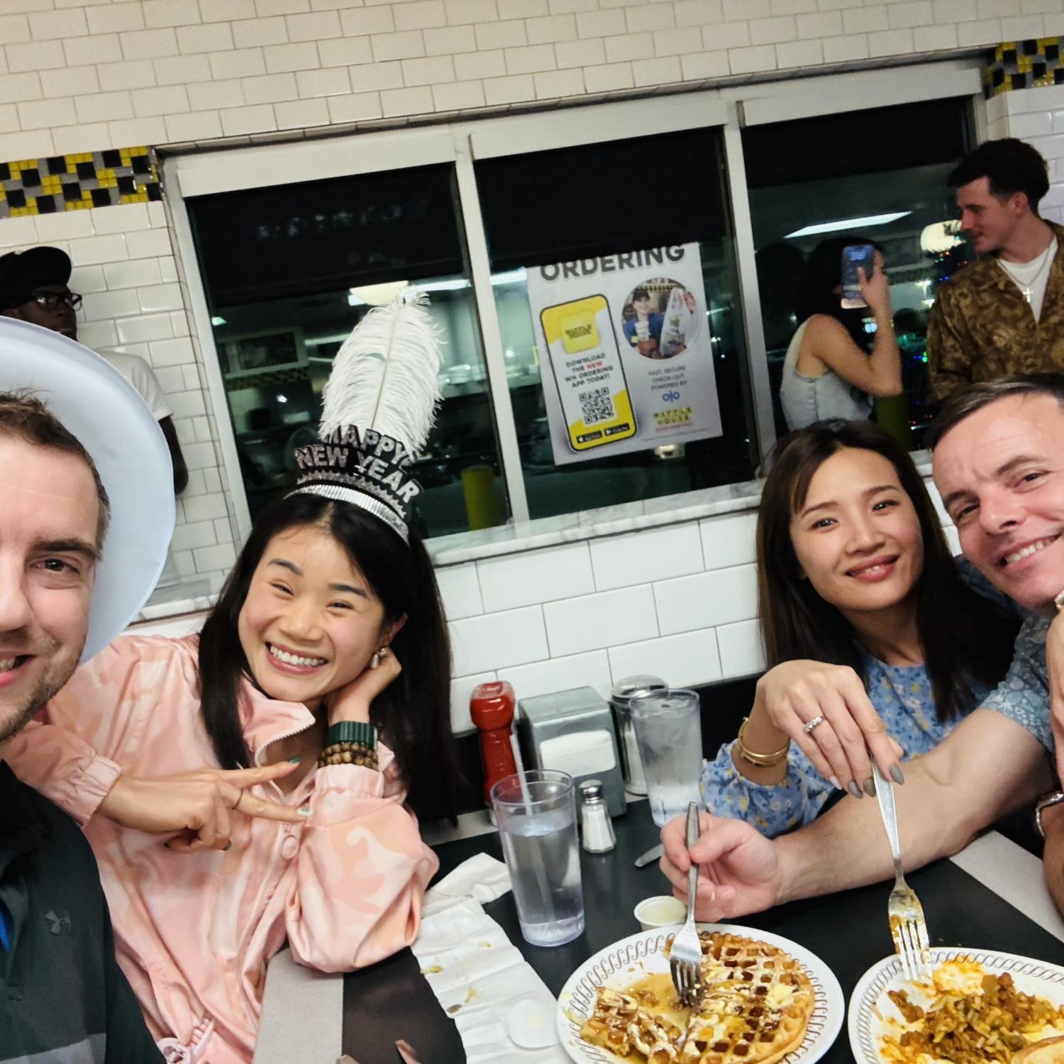 🌅 Early New Year’s morning with Sunny & Aaron