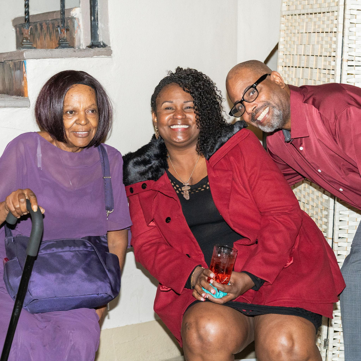 Mom and cousins David and Lorna. 💖💖💖