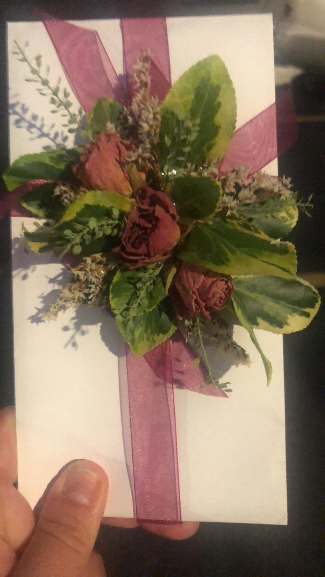 The most beautiful card from my wonderful coworker:)