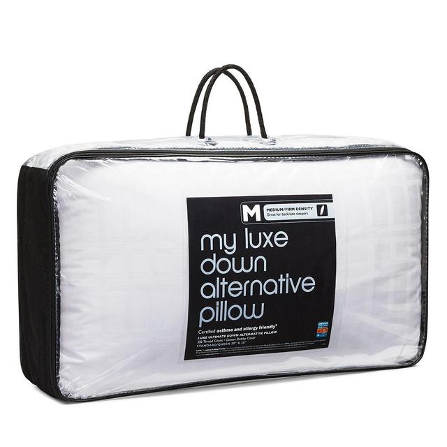 Bloomingdale's My Luxe Asthma & Allergy Friendly® Medium/Firm Density Down Alternative Pillow, Standard/Queen - 100% Exclusive