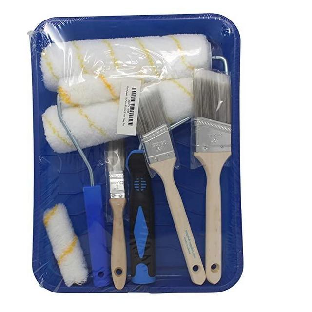 Pro Grade Paint Roller Cover Set,Wall Painting Roller Naps for Professional or Home Owners with All Paints and Stains. Paint Roller Covers are for House or Commercial Use. (10 Piece Set)