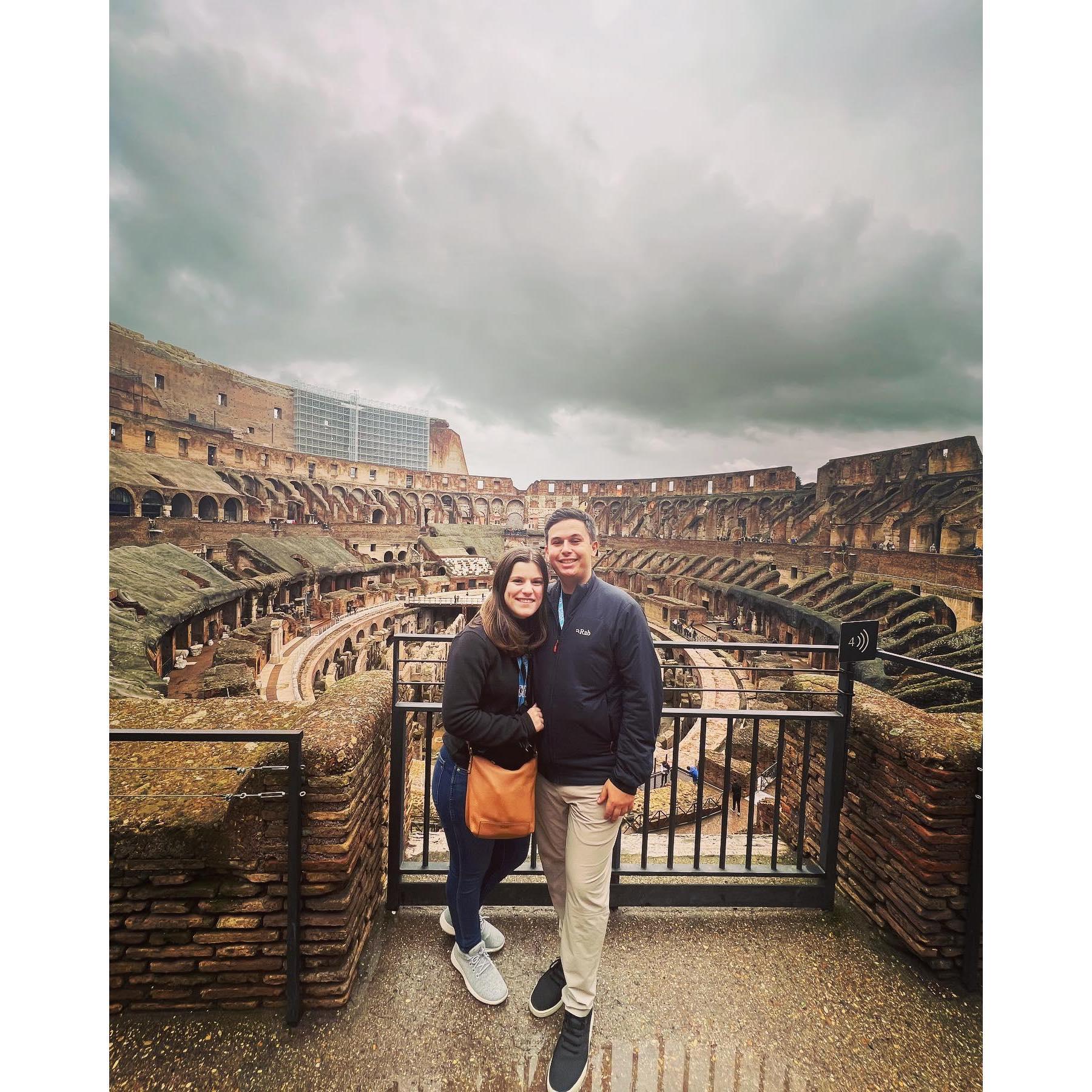 Inside the Roman Colosseum