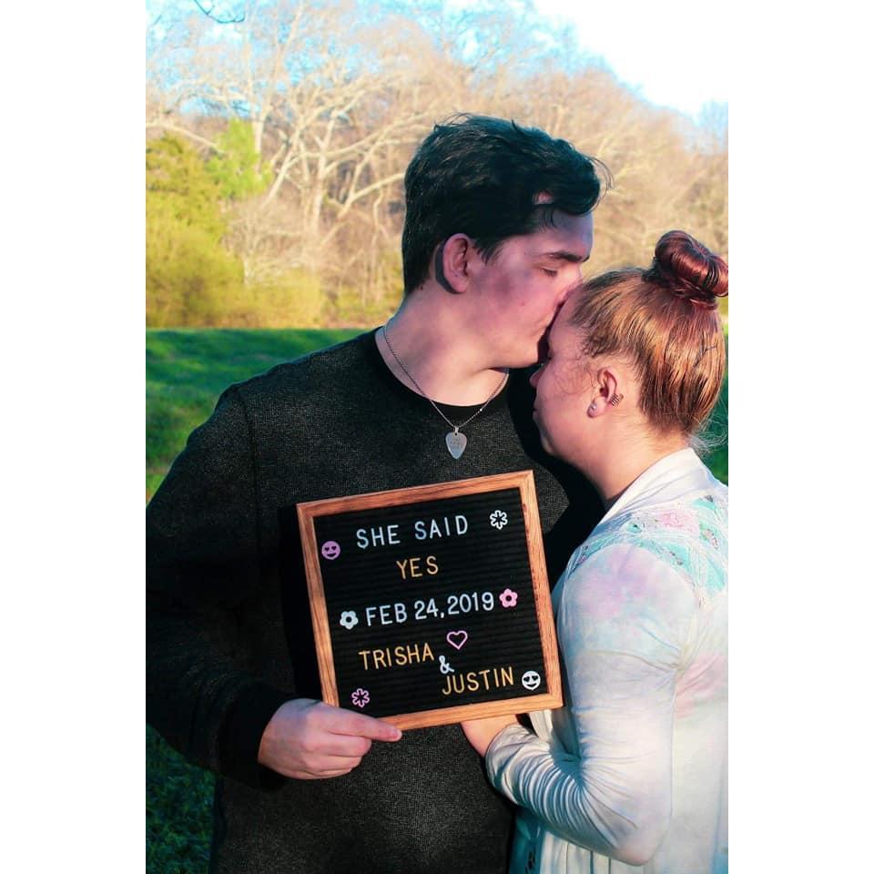 When we got engaged!