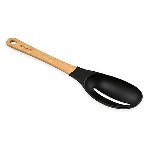 Epicurean® Gourmet Series Nylon Slotted Spoon in Black