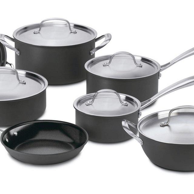 Cuisinart GG-12 GreenGourmet Hard-Anodized Nonstick 12-Piece Cookware Set