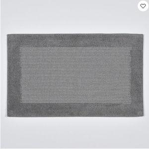 Sonoma Goods For Life® Cotton Reversible Bathmat- Dark Grey