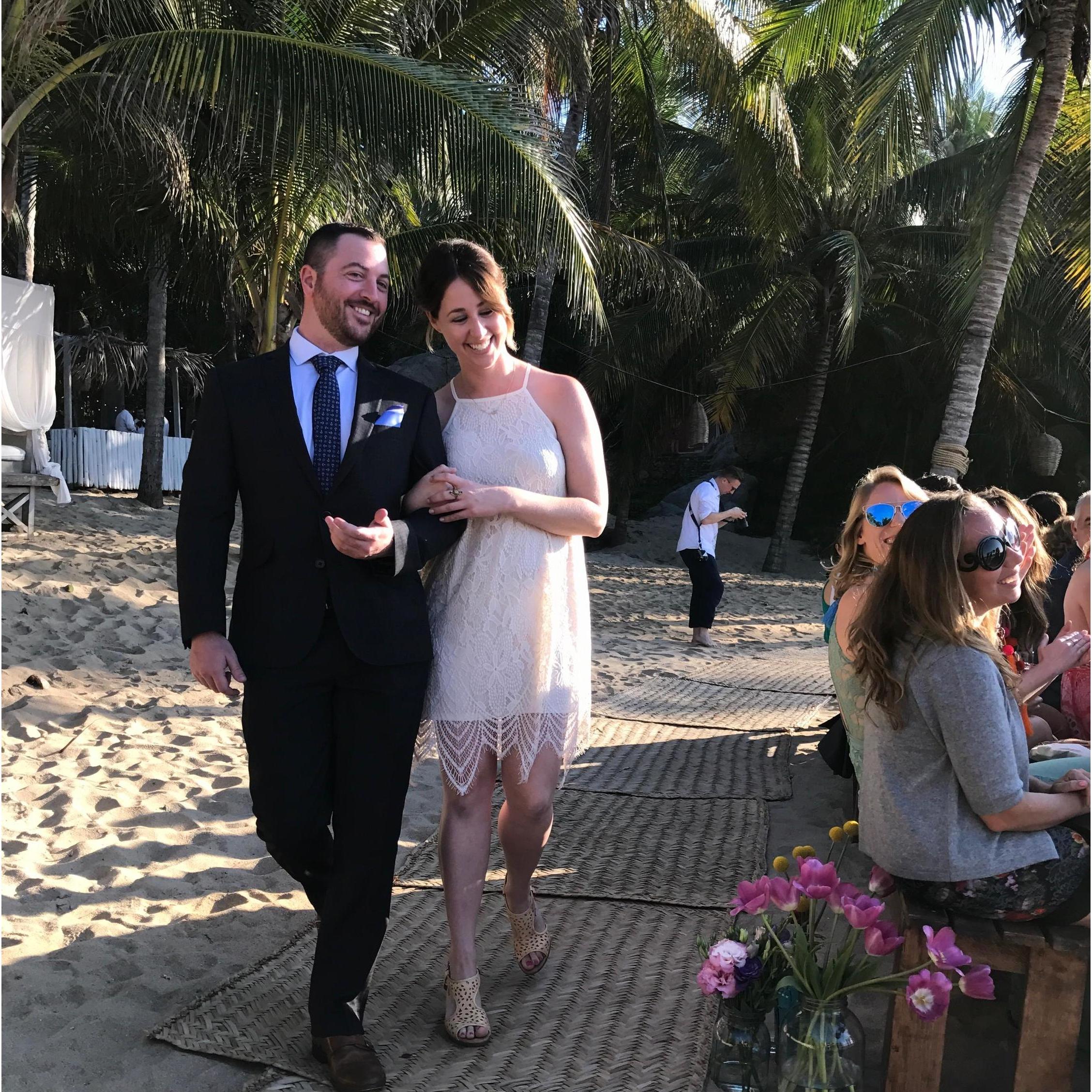 We had the honor of standing beside two of best friends at their gorgeous Sayulita wedding.