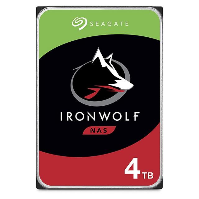 Seagate IronWolf 4TB NAS Internal Hard Drive HDD – CMR 3.5 Inch SATA 6Gb/s 5900 RPM 64MB Cache for RAID Network Attached Storage – Frustration Free Packaging (ST4000VN008)
