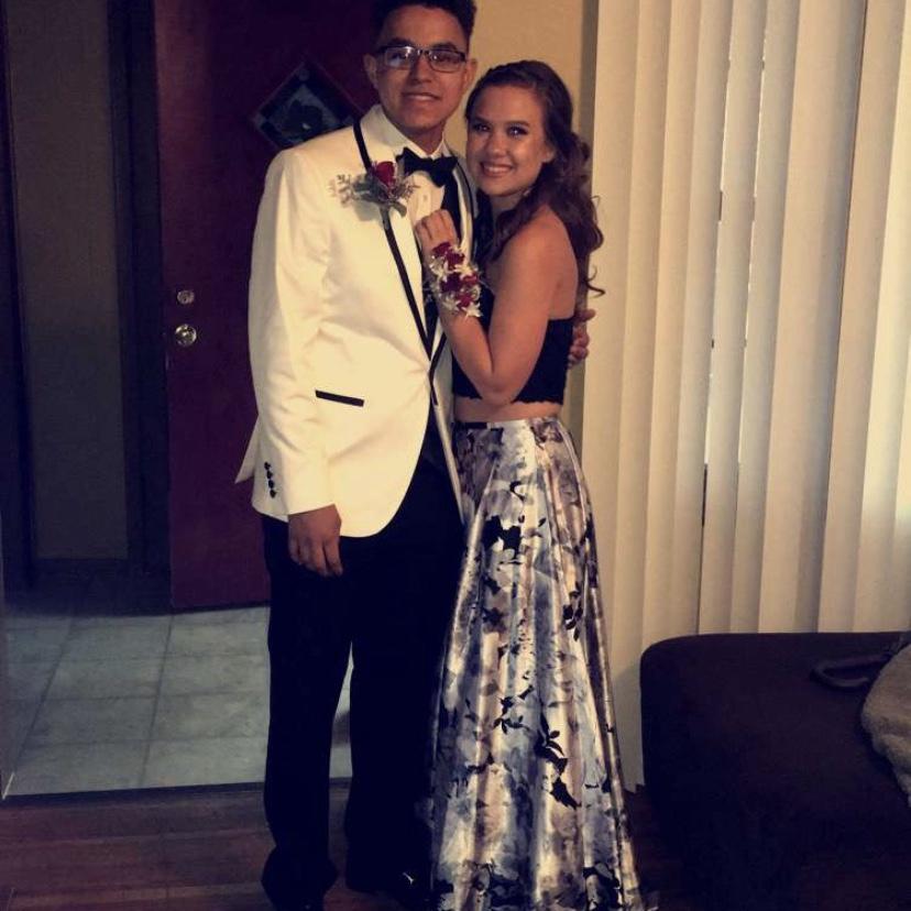 Our first prom—after all the dresses Mya picked for Javante, none could ever compare to the wedding dress!