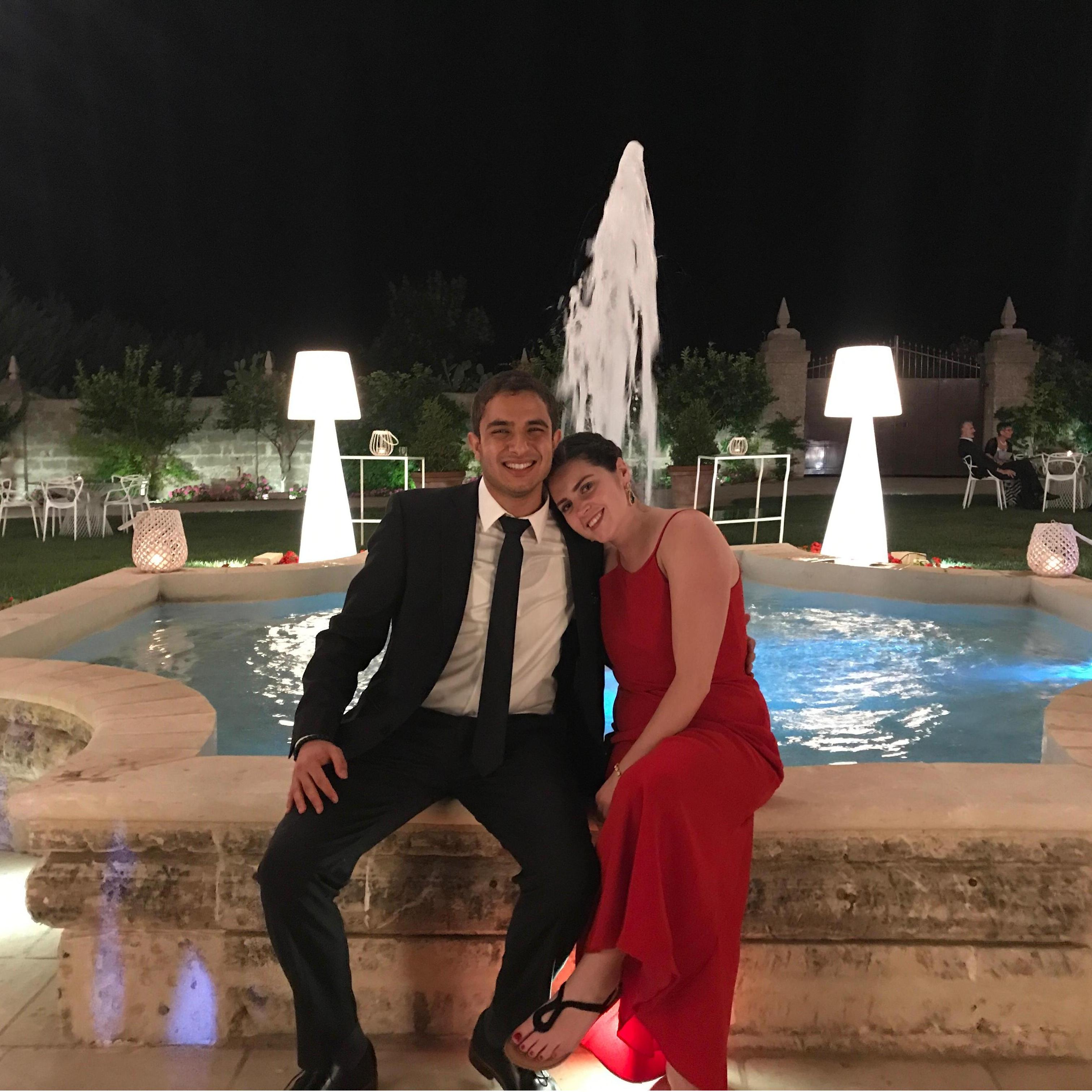 Our first wedding date.