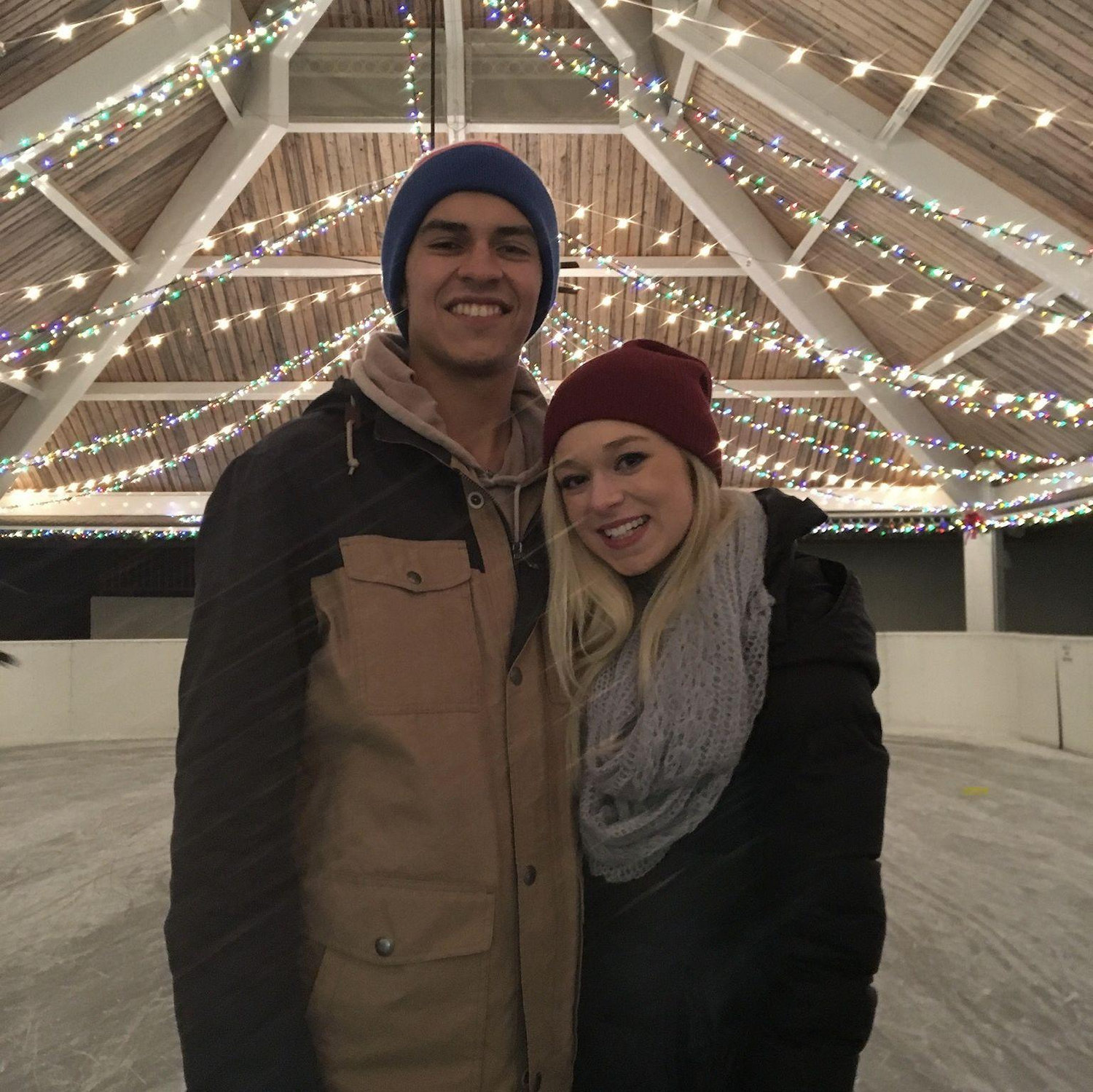 Ice skating in Yosemite, CA - 2016