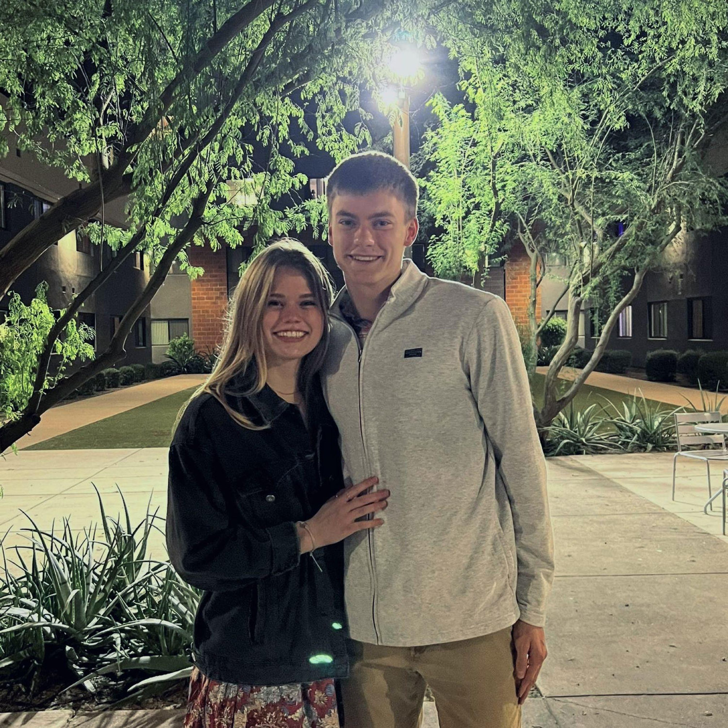 This picture was taken the night before we became "official"